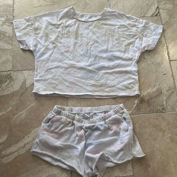 Grayson Threads kids tie dye tee and shorts set, size M, EUC - Picture 1 of 5